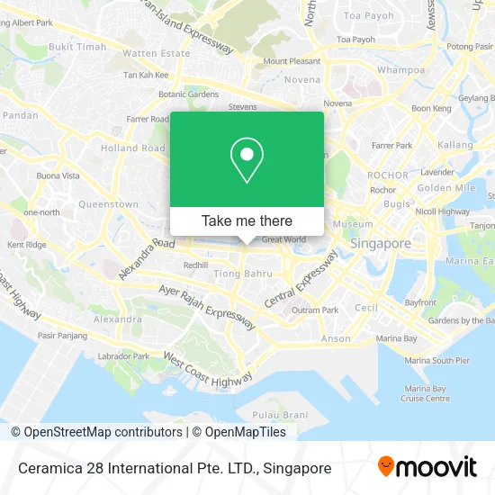 Ceramica 28 International Pte. LTD.地图