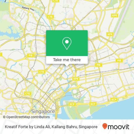 Kreatif Forte by Linda Ali, Kallang Bahru map