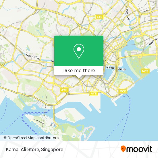 Kamal Ali Store map