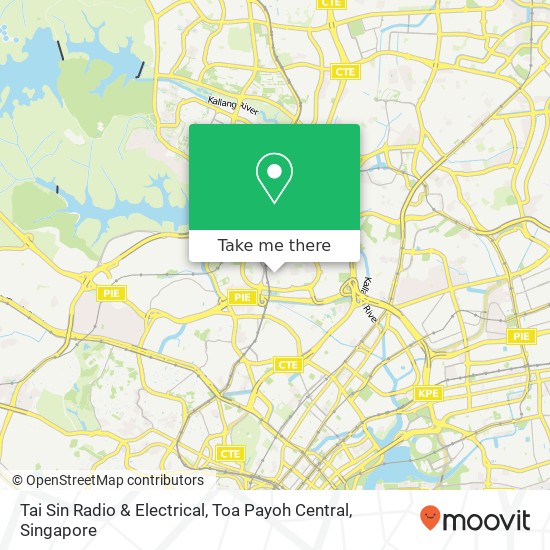 Tai Sin Radio & Electrical, Toa Payoh Central map