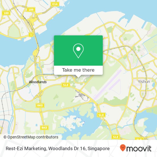 Rest-Ezi Marketing, Woodlands Dr 16 map