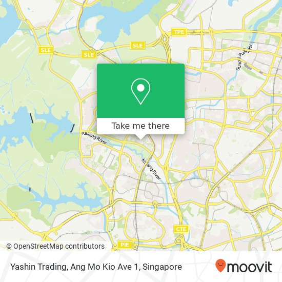 Yashin Trading, Ang Mo Kio Ave 1 map