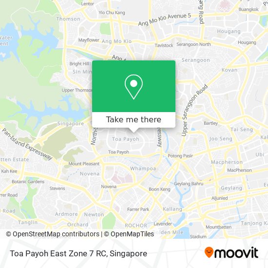 Toa Payoh East Zone 7 RC地图