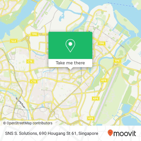SNS S. Solutions, 690 Hougang St 61地图