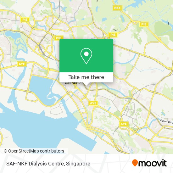 SAF-NKF Dialysis Centre map