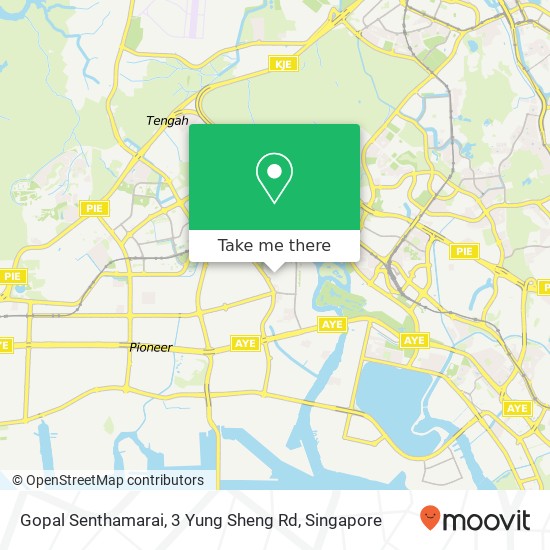 Gopal Senthamarai, 3 Yung Sheng Rd map