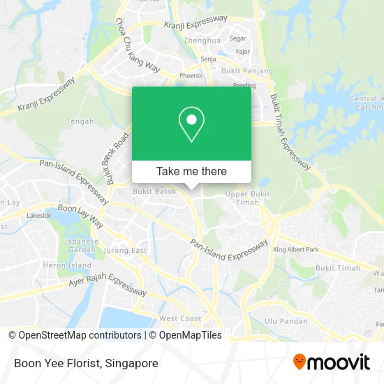 Boon Yee Florist map
