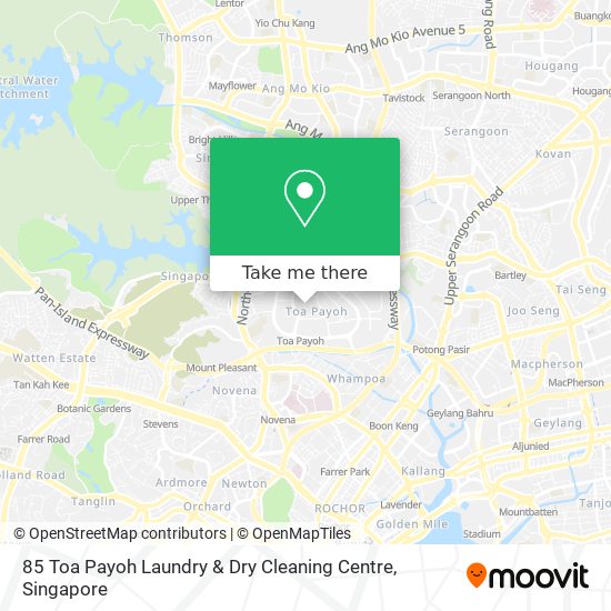 85 Toa Payoh Laundry & Dry Cleaning Centre map