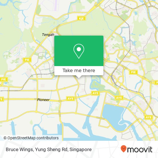 Bruce Wings, Yung Sheng Rd地图