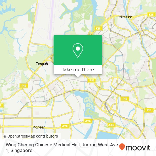 Wing Cheong Chinese Medical Hall, Jurong West Ave 1地图