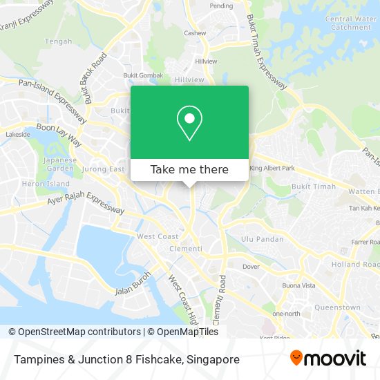 Tampines & Junction 8 Fishcake map