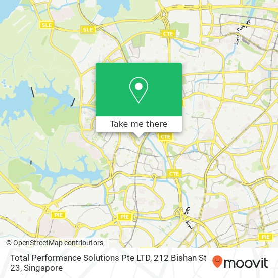 Total Performance Solutions Pte LTD, 212 Bishan St 23 map