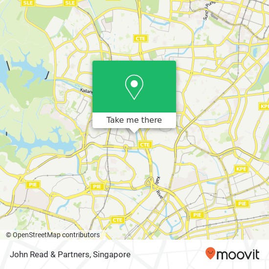 John Read & Partners, Bishan St 13 map