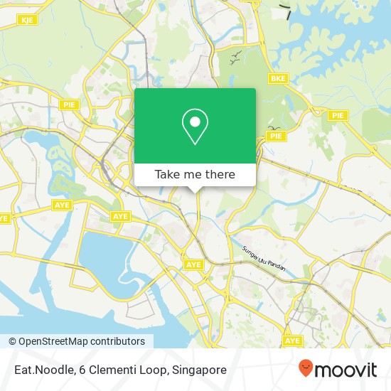 Eat.Noodle, 6 Clementi Loop地图