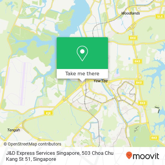 J&D Express Services Singapore, 503 Choa Chu Kang St 51 map