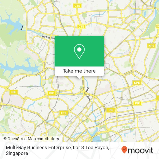 Multi-Ray Business Enterprise, Lor 8 Toa Payoh map