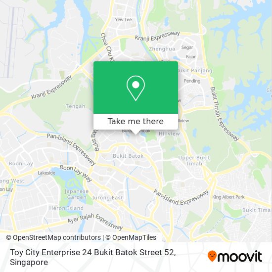 Toy City Enterprise 24 Bukit Batok Street 52 map