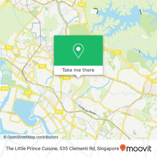 The Little Prince Cuisine, 535 Clementi Rd map