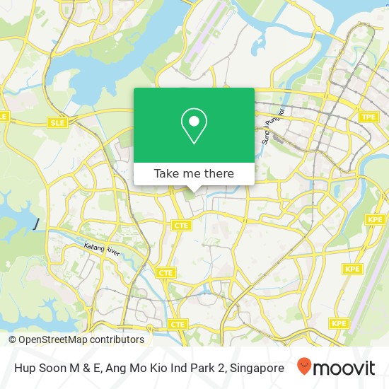 Hup Soon M & E, Ang Mo Kio Ind Park 2 map