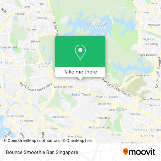 Bounce Smoothie Bar map