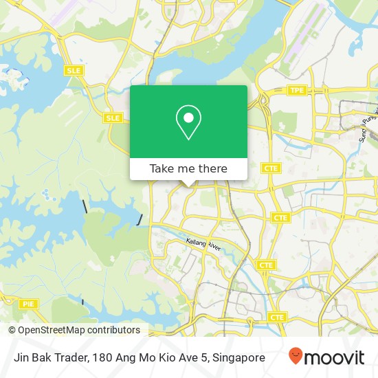 Jin Bak Trader, 180 Ang Mo Kio Ave 5地图