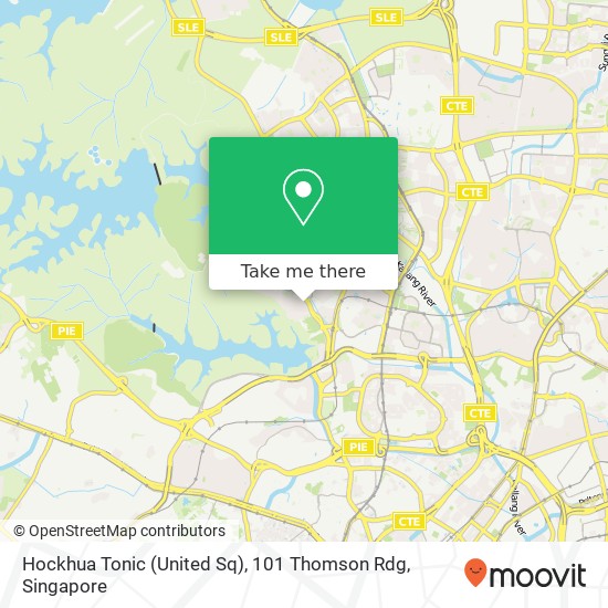 Hockhua Tonic (United Sq), 101 Thomson Rdg地图