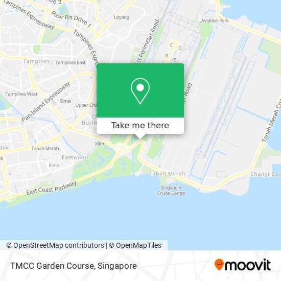 TMCC Garden Course map