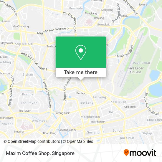 Maxim Coffee Shop map