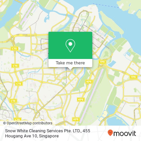 Snow White Cleaning Services Pte. LTD., 455 Hougang Ave 10 map