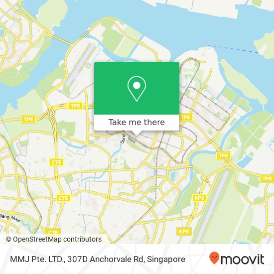 MMJ Pte. LTD., 307D Anchorvale Rd地图