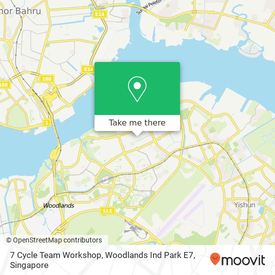 7 Cycle Team Workshop, Woodlands Ind Park E7 map