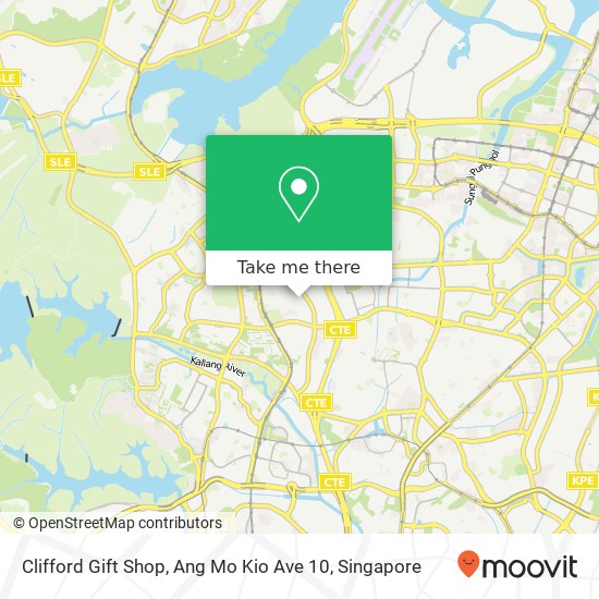 Clifford Gift Shop, Ang Mo Kio Ave 10 map