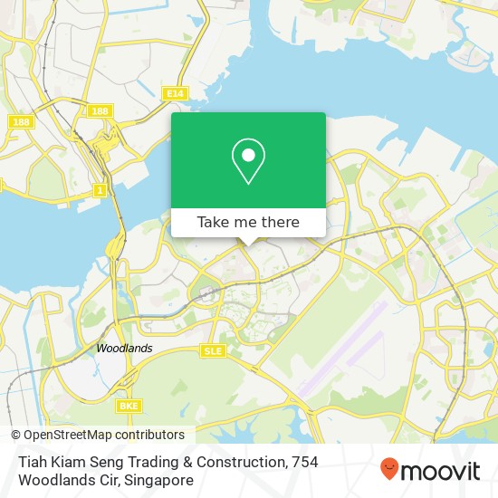 Tiah Kiam Seng Trading & Construction, 754 Woodlands Cir map
