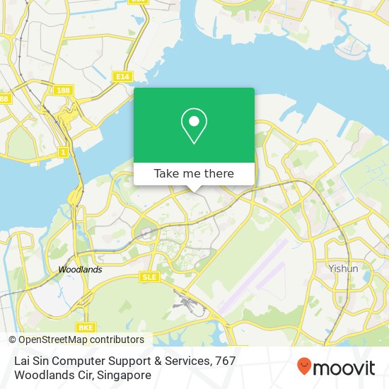 Lai Sin Computer Support & Services, 767 Woodlands Cir map