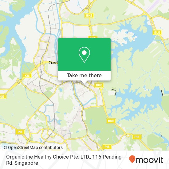 Organic the Healthy Choice Pte. LTD., 116 Pending Rd地图