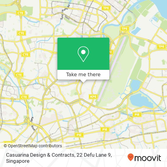 Casuarina Design & Contracts, 22 Defu Lane 9 map