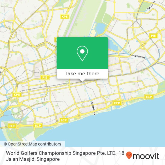 World Golfers Championship Singapore Pte. LTD., 18 Jalan Masjid地图