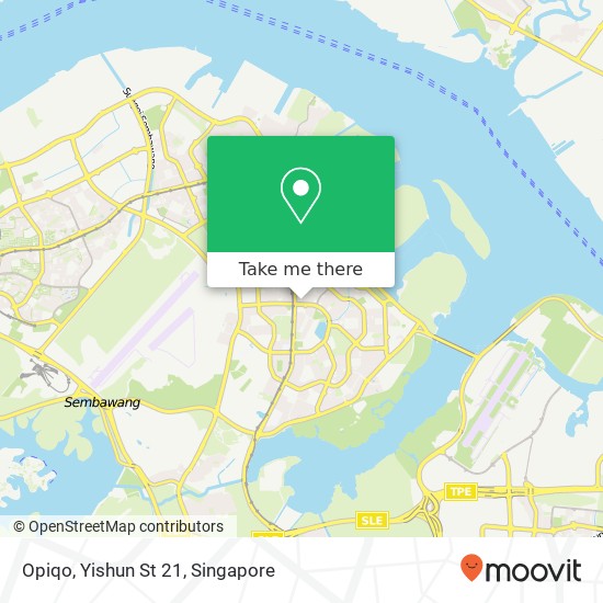 Opiqo, Yishun St 21 map