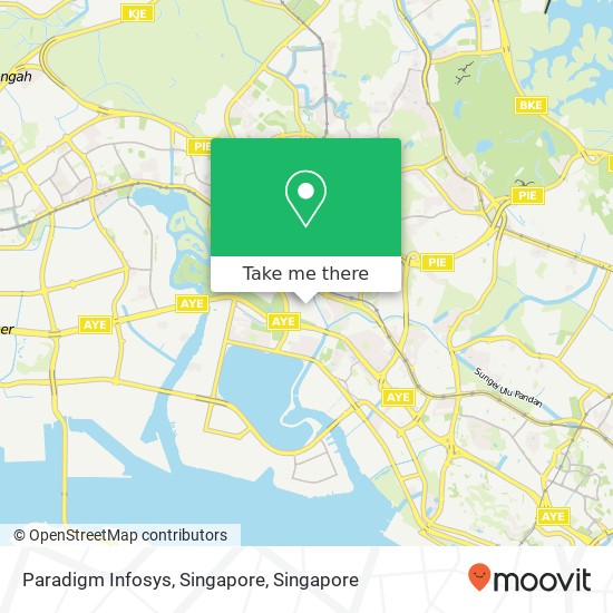 Paradigm Infosys, Singapore map