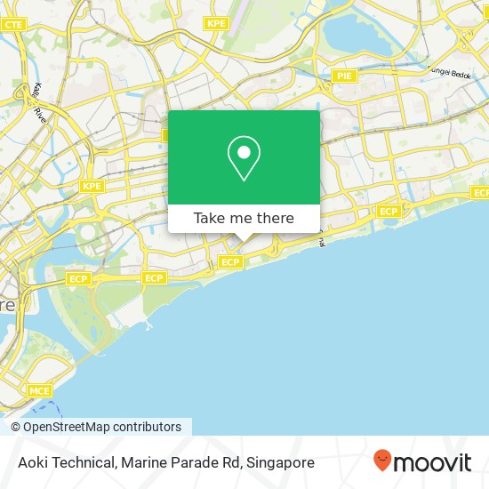 Aoki Technical, Marine Parade Rd map