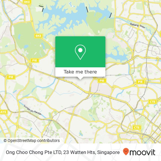 Ong Choo Chong Pte LTD, 23 Watten Hts map