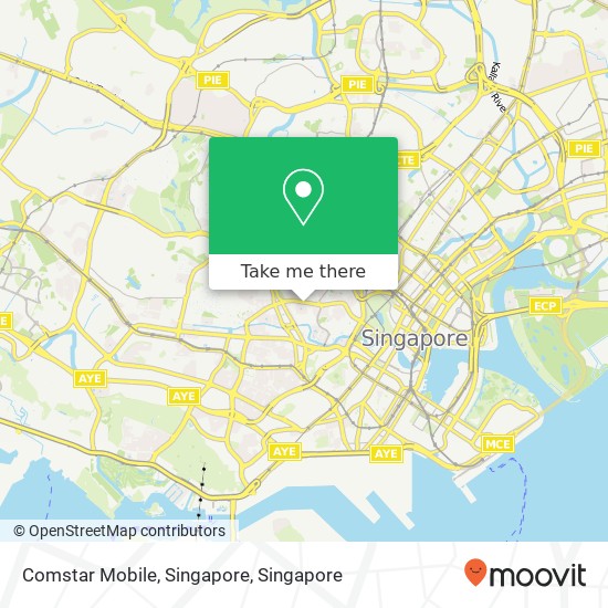 Comstar Mobile, Singapore map