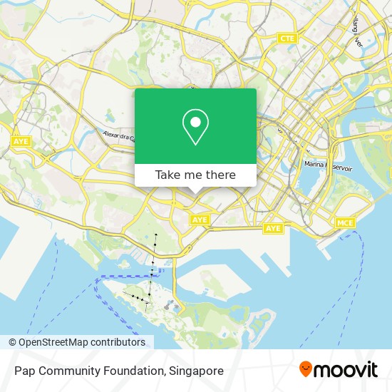 Pap Community Foundation map