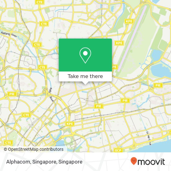 Alphacom, Singapore map