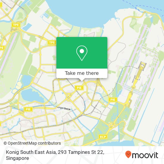 Konig South East Asia, 293 Tampines St 22 map