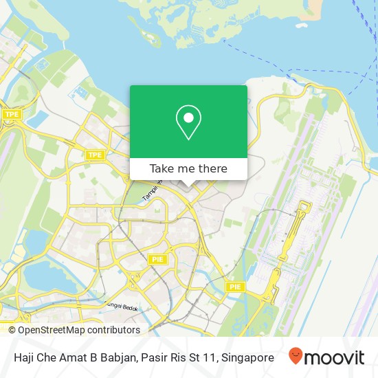 Haji Che Amat B Babjan, Pasir Ris St 11地图