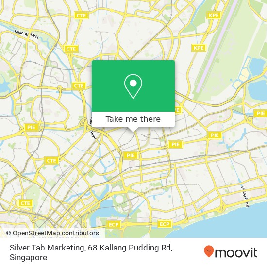 Silver Tab Marketing, 68 Kallang Pudding Rd map