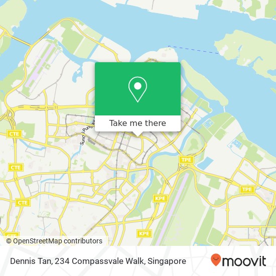 Dennis Tan, 234 Compassvale Walk地图