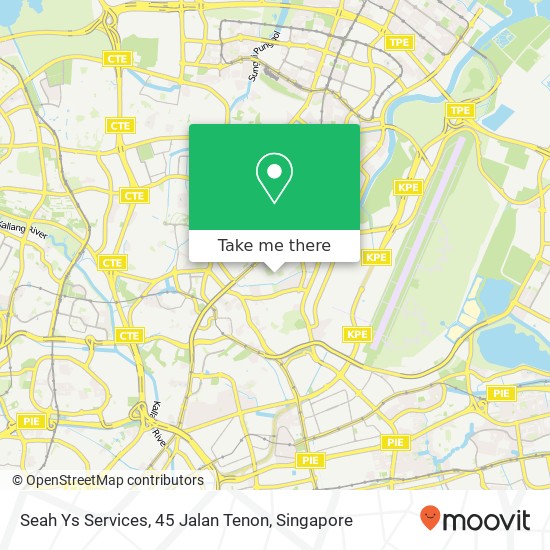 Seah Ys Services, 45 Jalan Tenon地图