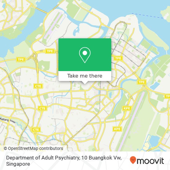 Department of Adult Psychiatry, 10 Buangkok Vw map